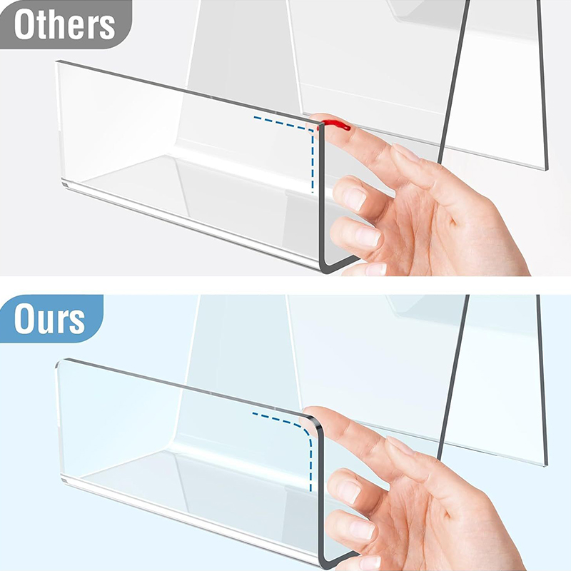 Clear Acrylic Book Stand Holder - 【M】Çizgi Roman Sergileme Standı, Akrilik Kitap