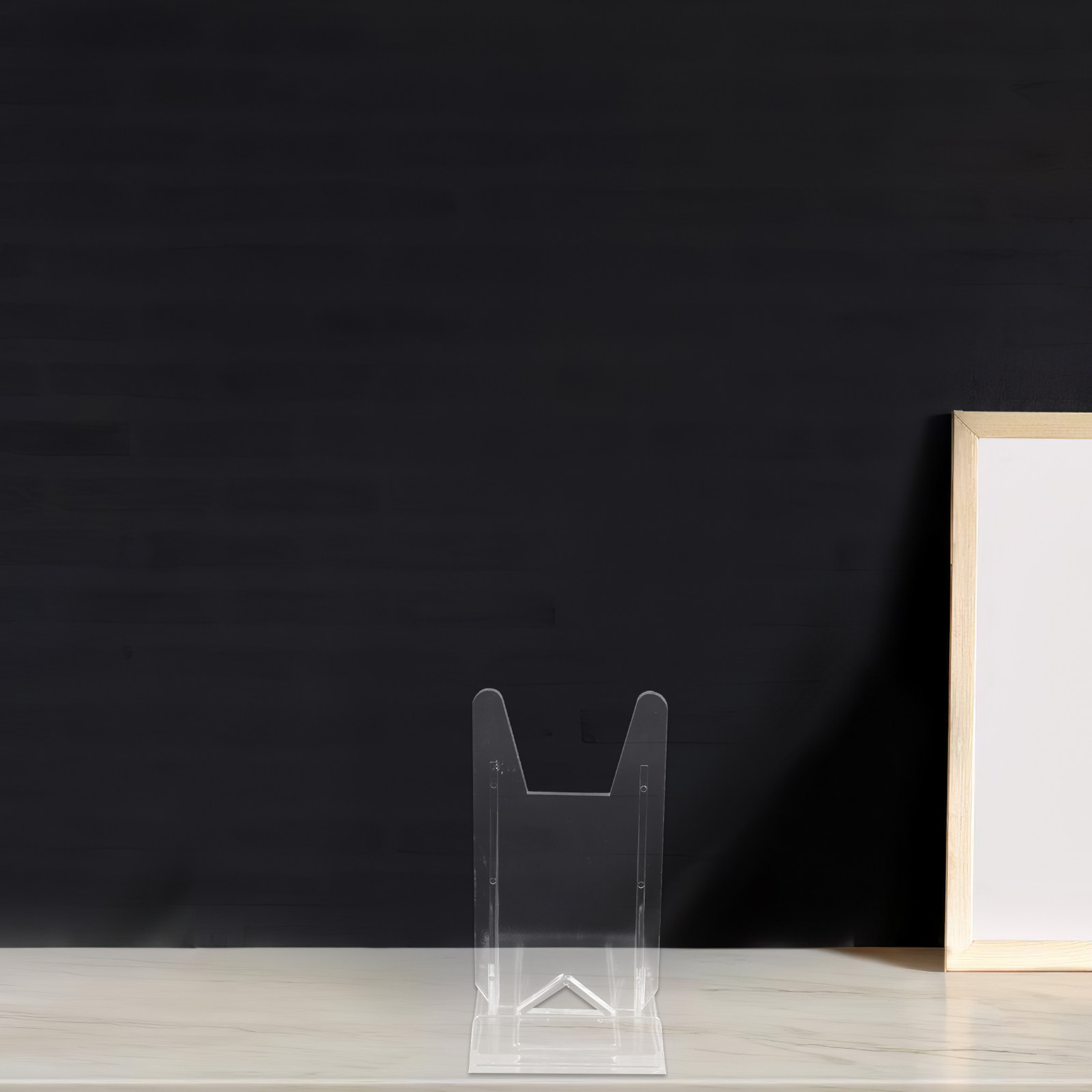 Clear Acrylic Book Stand Holder - 6 Adet Şeffaf Akrilik Ürün Standı,