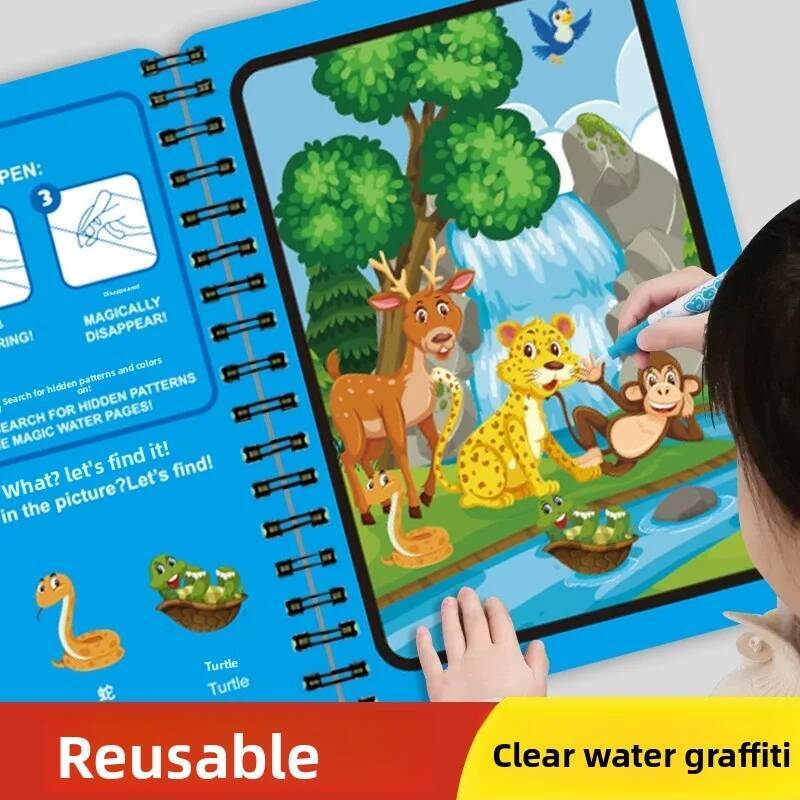 Montessori Oyuncakları Sihirli - Reusable Water Magic Coloring Book incelemesi ve fiyatı