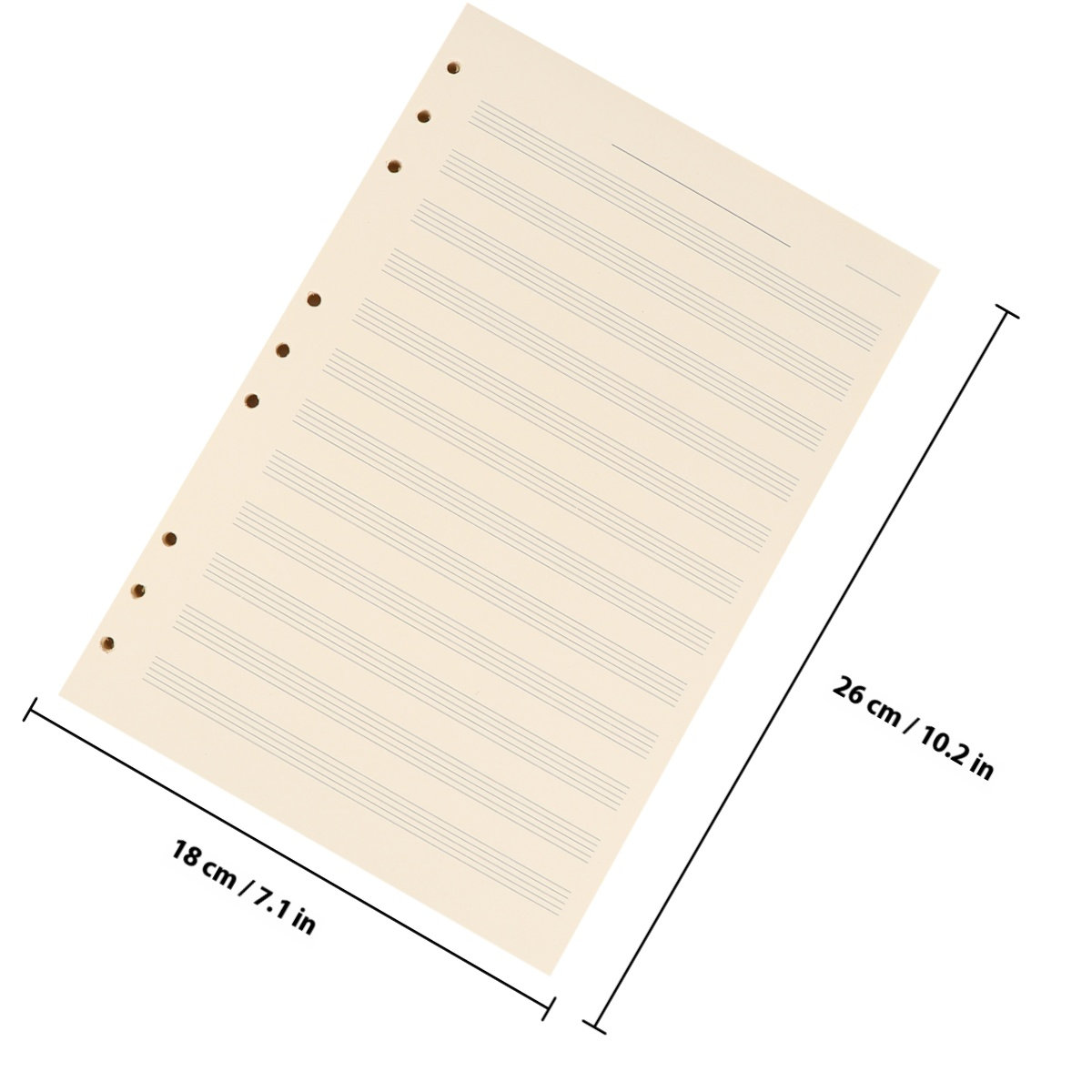 100 Yaprak Müzik Not Defteri K - Blank Sheet Music Notebook incelemesi ve fiyatı