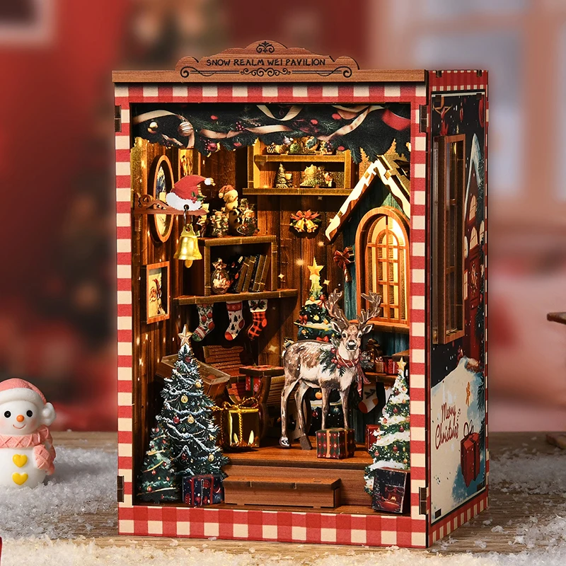 Minyatür Model Kitleri Kar Diy - Diy Wooden Book Nook Kit Shelf Insert incelemesi ve fiyatı
