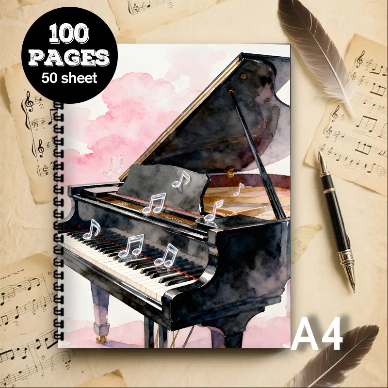A4 Boyutu, Müzik Defteri, Çok  - Blank Sheet Music Notebook incelemesi ve fiyatı